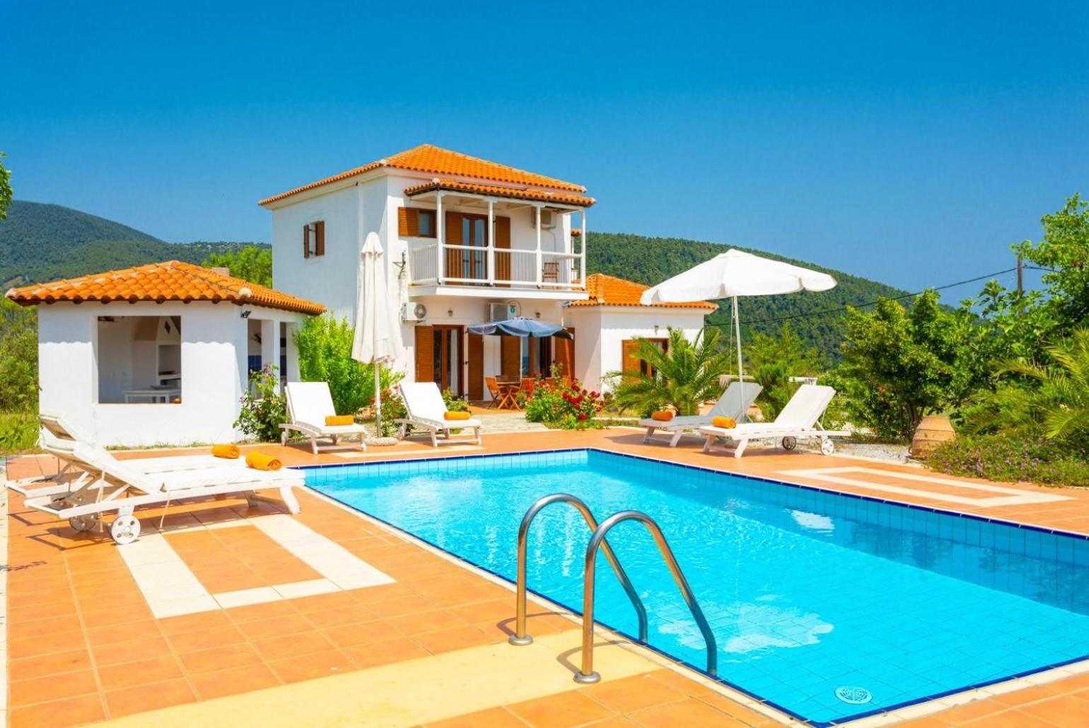 Villa Glafki Panormos  エクステリア 写真