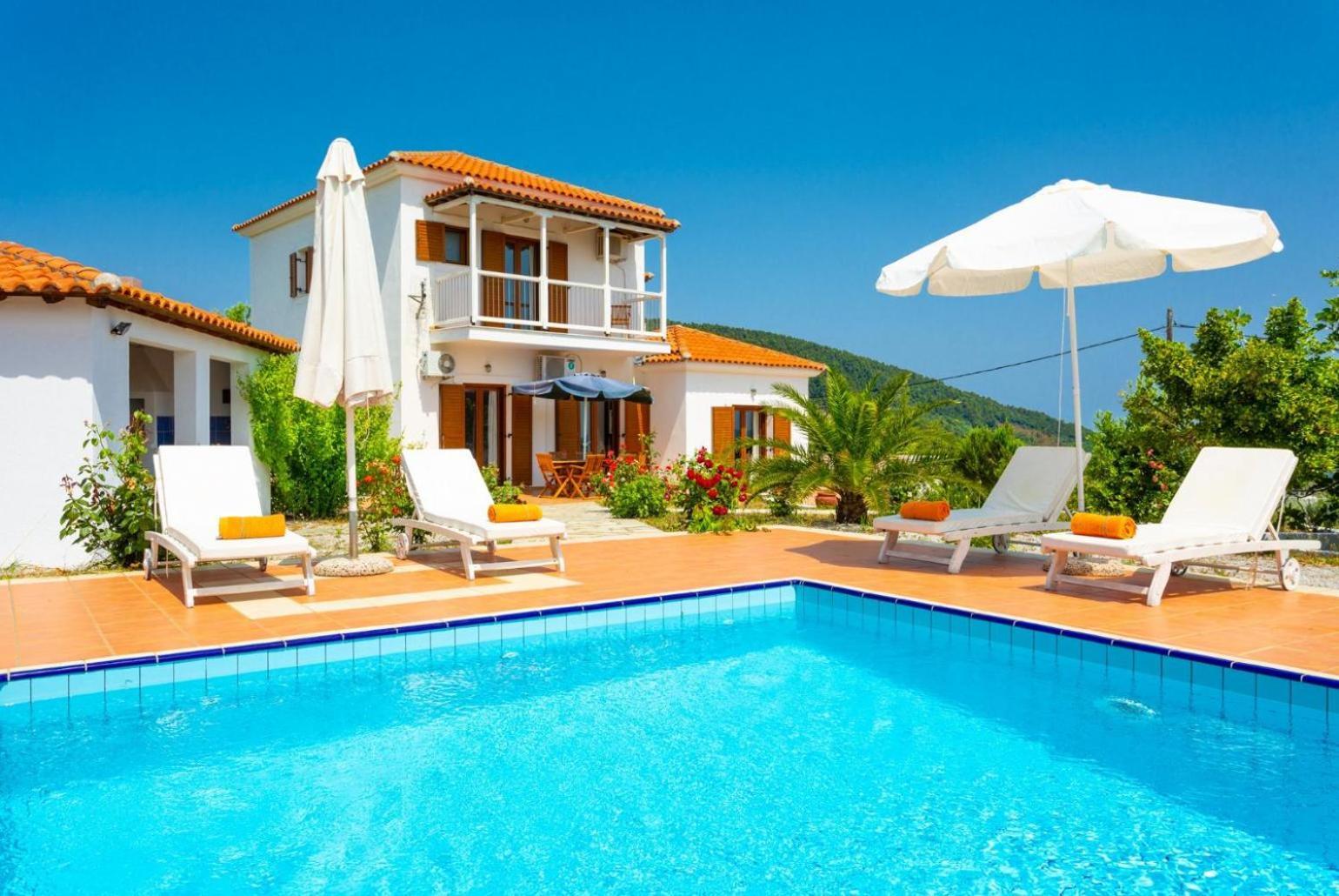 Villa Glafki Panormos  エクステリア 写真