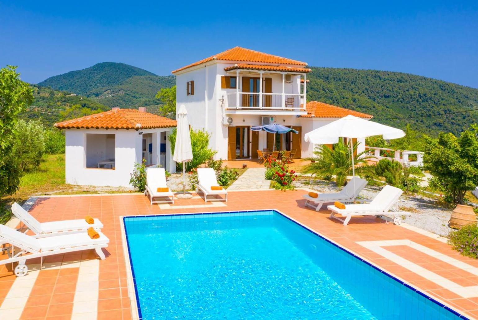 Villa Glafki Panormos  エクステリア 写真